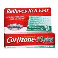 Cortizon-10-Plus Itch Medicine Max Strength Creme 1oz (3 Pack)