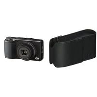 Ricoh GR II Digital Camera with 3-Inch LCD (Black) with GC-5 Leather Case for GR Digital Camera (Black)