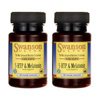 Swanson 5-Htp & Melatonin 30 Veg Capsules (2 Pack)