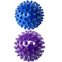 Spiky Massage Balls Foot Therapy Ball Spiky for Deep Tissue Foot, Hard & Soft Combo, Stress Reflexology Plantar Fasciitis All Over Body Deep Tissue Muscle Therapy, Porcupine Sensory Ball Set