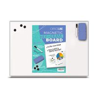 Officeline Ultra-Slim, Lightweight Magnetic Dry Erase Board & Accessories (Includes Whiteboard Pen & Pen Tray, 3 x Magnets & Eraser) (24 x 36 Inch)