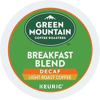 Green Mountain Coffee Roasters Breakfast Blend Decaf Keurig Single-Serve K-Cup pods, Light Roast Coffee, 72 Count