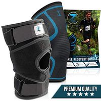 Zenith Knee Brace and Sleeve Bundle - Adjustable Support Braces for Men and Women, Best Neoprene Compression for Knees with Meniscus Tear, Arthritis, Patella, MCL, ACL (Small)