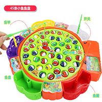 Putars Magnetic Fishing Toys Game Set for Kids Child Baby Cute Magnetic Toy Intelligence Fishing Tool Automatic Fish Toy Toddler Education Teaching and Learning