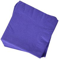 Creative Converting Paper Napkins, 3-Ply Luncheon Size, Purple Color, 50-Count Packages (Pack of 5)
