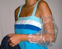 Protex Showereez IV/PICC Line Mid-Arm Limb Protector 16" L x 18" Opening, Clear, Latex-Free Part No. 03402 Qty 1