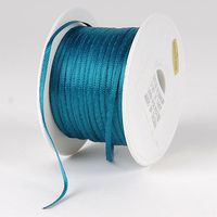 Ben Collection 1/16" X 100 Yard Double Faced Satin Ribbon (Teal)
