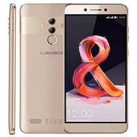 Carrier Cell Phones HA T8S, 4GB+32GB, Dual Back Cameras, Face ID & Fingerprint Identification, 5.5 inch Android 8.1 MTK6750T Octa Core up to 1.5GHz, Network: 4G, Dual SIM(Gold) (Color : Gold)