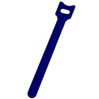 NavePoint 6 Inch Hook and Loop Reusable Strap Cable Cord Wire Ties 100 Pack Blue