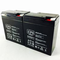 SPS Brand 6V 8.5Ah SLA Replacement Battery for Standby Batteries GM19 (2 Pack)