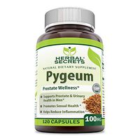 Herbal Secrets African Pygeum Extract - 100mg 120 Capsules (Non-GMO) - Supports Prostate & Urinary Health on Men, Promotes Sexual Health, Helps Reduce Inflammation*