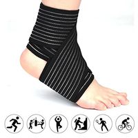 Filfeel Elastic Knee Wraps Compression Bandage Support for Legs, Thighs, Hamstrings Ankle & Elbow Joints Reduce Swelling, Lymphatic Relief Help Recover from Knee Replacement Surgery