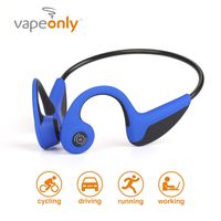 Bone Conduction Headphones Bluetooth Wireless Titanium HiFi Stereo with Mic for Running Driving Cycling Waterproof Open Ear Sports Headsets for Android (Blue)