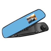 uxcell 2.8 inch TFT LCD HD 1080P Car DVR Rearview Mirror Camera Video Recorder Dash Cam 140 Wide Angle Support G-Sensor Loop Recording Packing Monitor
