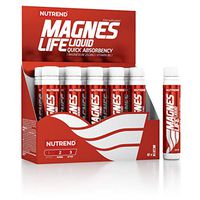 Magnes Life Liquid 10x25ml Shot Contain 250mg of Magnesium, Vitamin B6 anticramps, electrolytic Balance Eduction of Tiredness and Fatigue