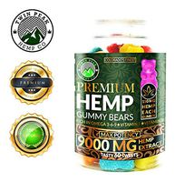Hemp Gummies Premium 9000 Milligram High Potency - 150 Per Fruity Gummy Bear - Stress Relief, Inflammation, Pain, Restful Sleep, Anxiety, Rich in Omega 3-6-9. Vitamin E and Vitamin B