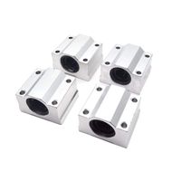 Sydien SCS12UU Linear Motion Ball Bearing CNC Slide Bushing 12mm Inner Diameter Pack Of 4