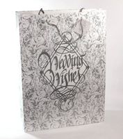 Sets of 2 Gloss Paper Gift Bags Cord Handles WEDDING or ANNIVERSARY