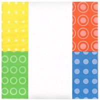Nicole Home Collection Dazzling Dots Paper Lunch Napkins