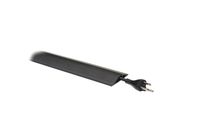 Legrand - Wiremold CDBK-5 Corduct Overfloor Cord Protector- Rubber Duct Floor Cord Cover, Black (5 Feet) (Renewed)