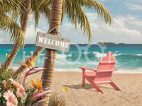 Hi-Look Microfiber Cleaning Cloth - Welcome to Paradise