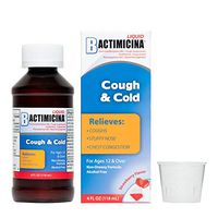 Bactimicina Cough & Cold Liquid, for Cough, Stuffy Nose, Chest Congestion, Ages 12 and Up, Made in USA, 4 FL. OZ.