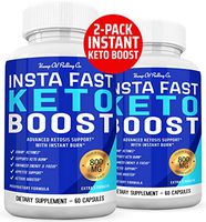 (2-Pack) Instant Ultra Keto Boost Premium Insta Keto Diet Pills with Keto BHB for Energy & Focus Support with BHB Ketones Supplement for Men and Women