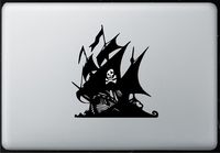 Glowing Skull Pirate Ship - Sticker Decal MacBook, Air, Pro All Models