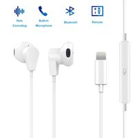 Fourcase Bluetooth Headphone/Earphones/Eaubuds/Headset Wired with Microphone & Remote Control Noise Canceling Sweatproof Compatible IP XS/XR/XS Mas,IP 7/8/X/7 Plus/8 Plus