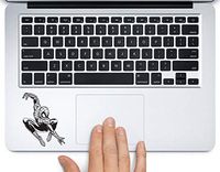 Spiderman Full Body Marvel Superhero Printed Trackpad Clear Vinyl Decal Sticker Compatible with Apple MacBook Pro Air 11" 12" 13" 15" All Years Laptop Keyboard (13" MacBook Air)