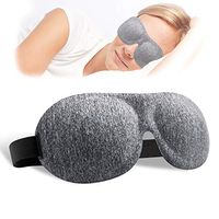 Sleep Mask, 100% Blackout 3D Contoured Sleep Eye Mask, Comfortable & Super Soft Sleeping Mask with Adjustable Straps for Women, Men, Concave Molded Night Eye Mask for Sleeping for Travel Yoga Naps