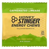 Honey Stinger Organic Energy Chews, Limeade, Naturally Caffeinated, Sports Nutrition, 1.8 Ounce (Pack of 12)