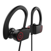 Bluetooth Headphones, Wireless Sports Earphones w/Mic IPX4 Waterproof HD Stereo Sweatproof Earbuds for Gym Running Workout 8 Hour Battery Noise Cancelling Headsets