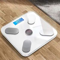 Light Energy Charging Scales Bluetooth Smart Body Fat Scales Home Accurate Human Scales Backlit Display Scales CQOZ (Color : C)