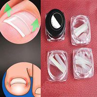 Ugthe 10Pcs/Box Ingrown Toe Nail Correction Sticker Paronychia Foot Care Treatment
