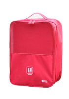 MoreTeam Shoe Storage Bag Holds 3 Pair of Shoes for Travel and Daily Use (Red)