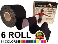 Premium Professional Grade Kinesiology Tape *Free Instructional Ebook* Taping to Boost Performance & Heal Pain Faster- 2”x16.4’ Uncut Athletic Therapeutic Roll for Muscle Support in 11 Sports Colors