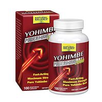 Natural Balance Yohimbe Power Max Bark Extract 2000 Mg Supplements, 100 Count