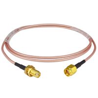 Nisaea Pigtail Extension FPV Antenna Cable SMA Male to SMA Female RF Coax Cable Connector Connecting Line 1M SMA Male to Female Bulkhead Crimp Antenna Coaxial Low Loss Cable RG316