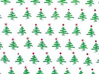 Pack of 100, Holiday Tree 6 x 3.25 x 13.5" Cello Bags 1.2 Mil for Christmas & Holiday Packaging, for Gift Baskets, Candy, Nuts or Small Items