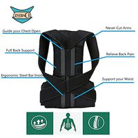 Shoulder Alignment Posture Corrector Stress Reduction Clavicle Support Brace Medical Device to Improve Bad Posture S-XXL (XL)