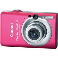 Canon PowerShot SD1200IS 10 MP Digital Camera with 3x Optical Image Stabilized Zoom and 2.5-inch LCD (Pink/Red)