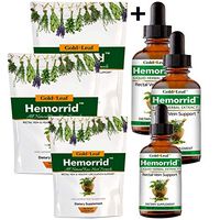 Guaranteed Relief #1 Treatment for Bleeding, Internal, External Hemorrhoids and fissures 90 Day Complete Course.