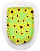 Omnipod Stickers - Decorative Accessory Patch for Insulin Pump - 10 Pack - Sunflowers