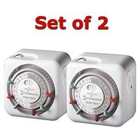 Intermatic TN311 15 Amp Heavy Duty Grounded Timer - 2-Pack