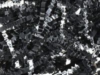 4oz Bag U Choose Size Black & Metallic Silver Gift Basket Shred Crinkle Paper Filler nfLG -1785