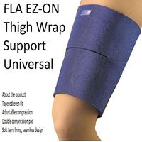 Ez On� Neoprene Thigh Wrap Univ Navy Retail