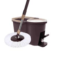 Double Drive Rotary Mop, Microfiber Mop Bucket Set, Hand Press And Foot Rotary Mop, 360 Degree Rotation Good God Drag