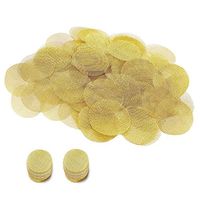 Premium Screens Pipe Filters, 3/4" (0.75") Brass Pipe Screens, 80 Pcs