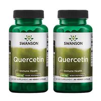 Swanson High Potency Quercetin 475 Milligrams 60 Veg Capsules (2 Pack)